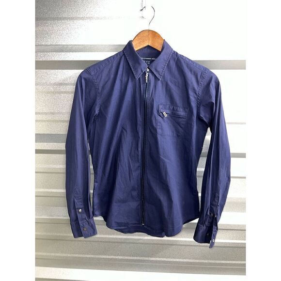 Navy Ralph Lauren Collection Golf Zip Up Jacket Size 6 - S - Picture 1 of 8